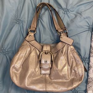 Beautiful Shimmer Coach purse